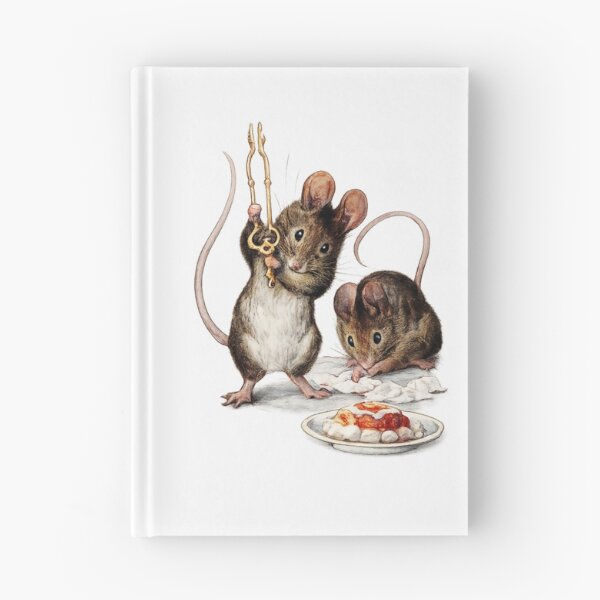 Item preview, Vintage Storybook Mouse Illustration Cute Kitchen Mice for Cottagecore Animal Lovers designed and sold by RickE.