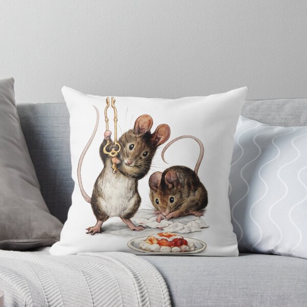 Item preview, Vintage Storybook Mouse Illustration Cute Kitchen Mice for Cottagecore Animal Lovers designed and sold by RickE.