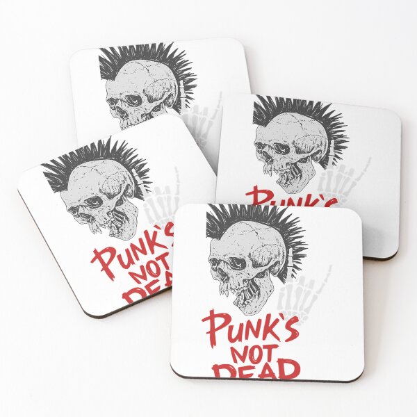 Item preview, Punk'S Not Dead Skull Punk Rocker designed and sold by ariesspie.