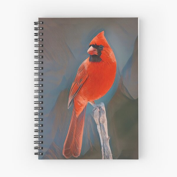 Item preview, An artistic portrait of a male Northern Cardinal. designed and sold by recon80.