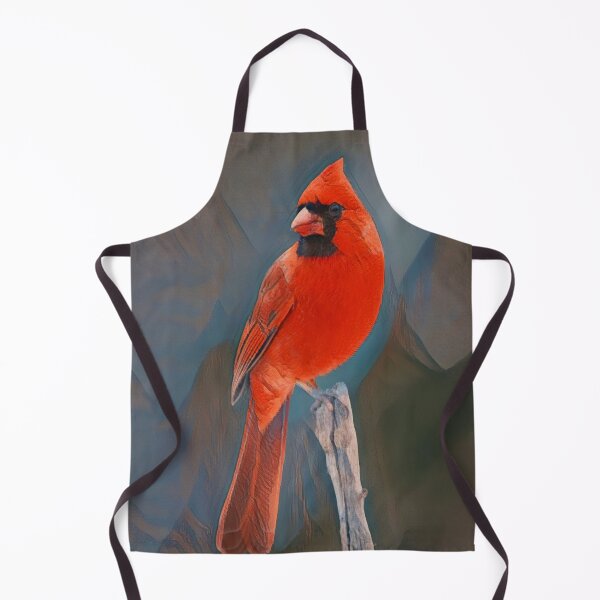 Item preview, An artistic portrait of a male Northern Cardinal. designed and sold by recon80.