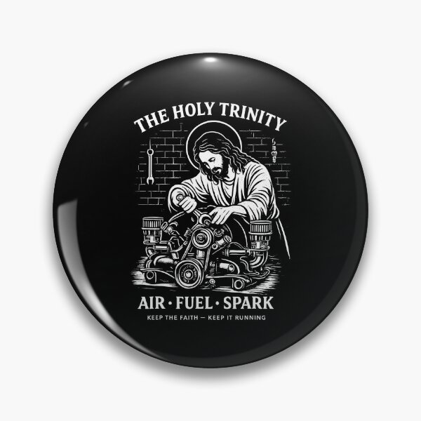 Item preview, The Holy Trinity Air Fuel Spark Keep The Faith Keep It Running designed and sold by RDGNR.