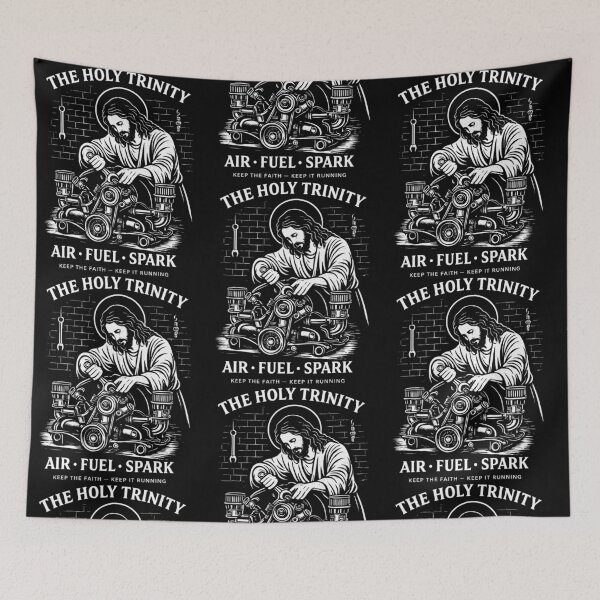 Item preview, The Holy Trinity Air Fuel Spark Keep The Faith Keep It Running designed and sold by RDGNR.
