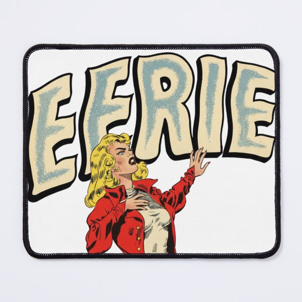 Item preview, Vintage Horror Comic Eerie Illustration Frightened Woman for Retro Comic Fans designed and sold by RickE.