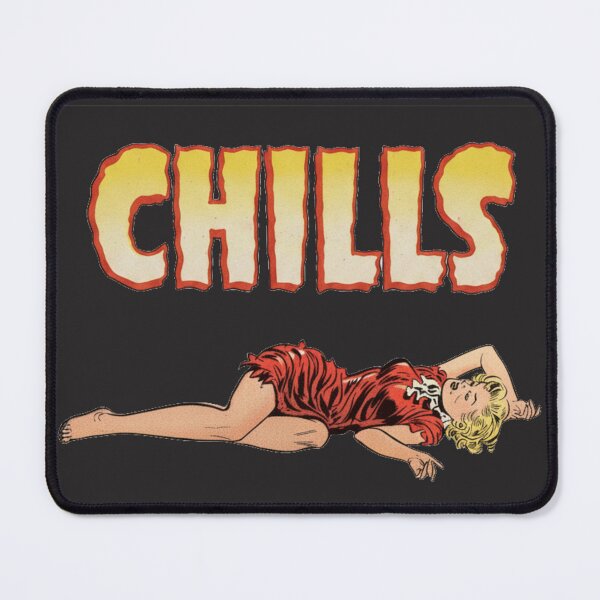 Item preview, Vintage Horror Comic Chills Illustration Fainting Woman for Retro Comic Fans designed and sold by RickE.