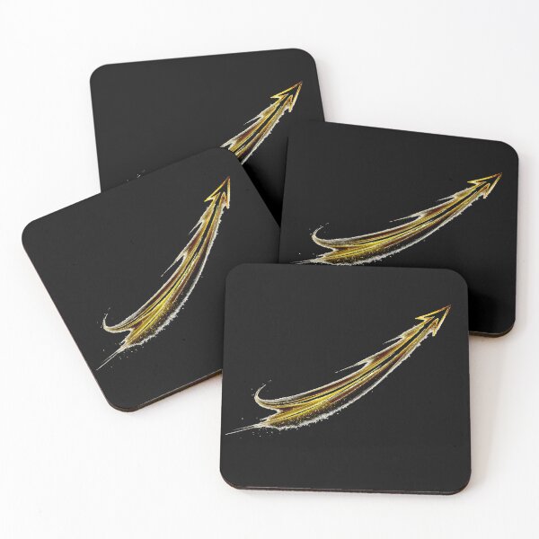 Item preview, Keep Moving Forward – Gold Energy Arrow designed and sold by Chameleon by Ewa .