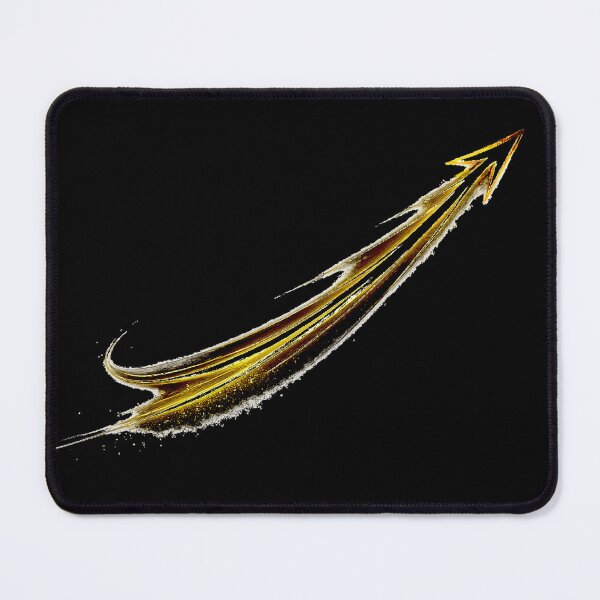 Item preview, Keep Moving Forward – Gold Energy Arrow designed and sold by Chameleon by Ewa .