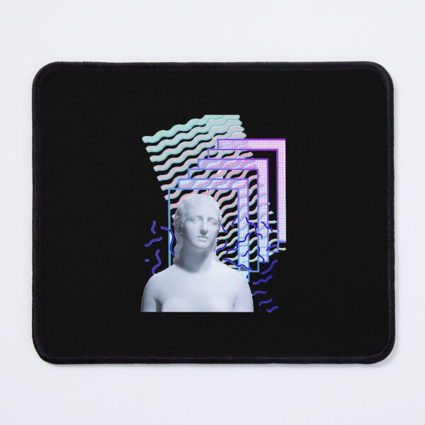 Item preview, Blue Vaporwave Greek Statue Grid designed and sold by ihplpiyhzcw8.