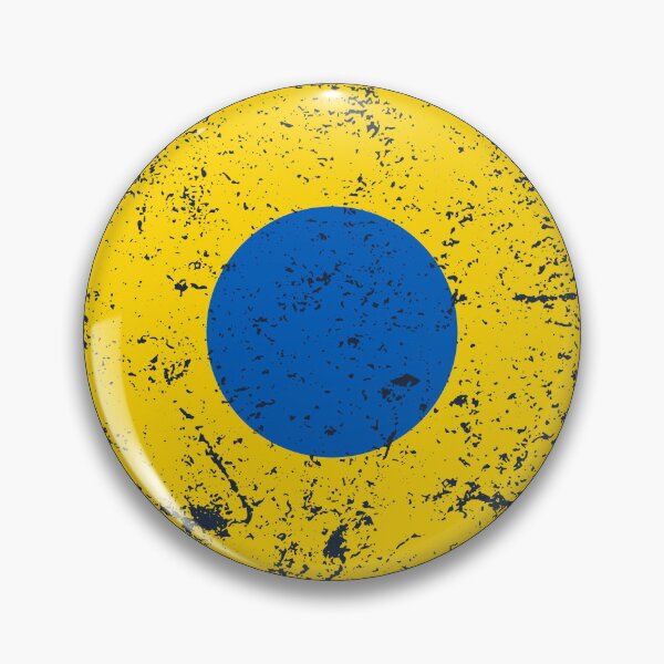 Item preview, Ukraine Roundel / Insignia - Worn / Eroded / Aged / Grunge (Large) designed and sold by STUDIO-72.
