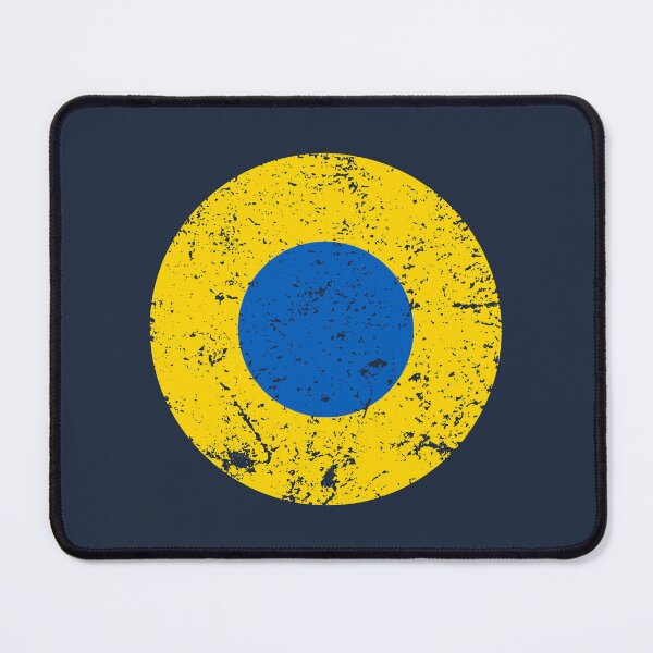 Item preview, Ukraine Roundel / Insignia - Worn / Eroded / Aged / Grunge (Large) designed and sold by STUDIO-72.