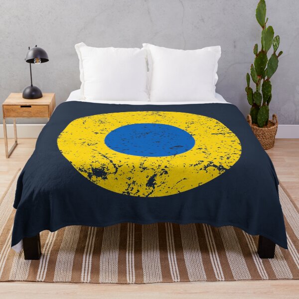Item preview, Ukraine Roundel / Insignia - Worn / Eroded / Aged / Grunge (Large) designed and sold by STUDIO-72.