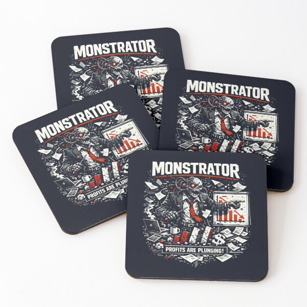 Item preview, Profits Are Plunging Monstrator Boss Corporate Satire Workplace Stress designed and sold by SplashTastic.