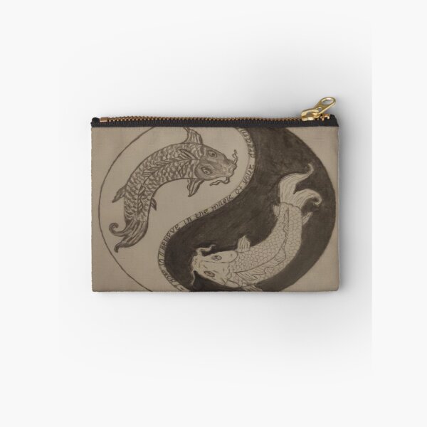 Item preview, Pisces Zodiac – Yin Yang Fish Pencil Drawing designed and sold by ManiPopi998877.
