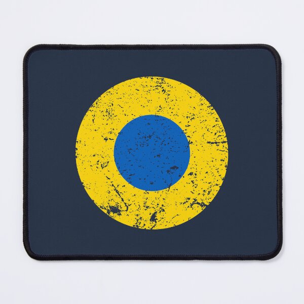 Item preview, Ukraine Roundel / Insignia - Worn / Eroded / Aged / Grunge (Small) designed and sold by STUDIO-72.