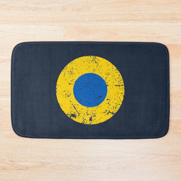 Item preview, Ukraine Roundel / Insignia - Worn / Eroded / Aged / Grunge (Small) designed and sold by STUDIO-72.