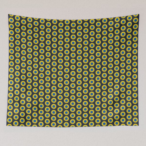 Item preview, Ukraine Roundel / Insignia - Worn / Eroded / Aged / Grunge (Small) designed and sold by STUDIO-72.