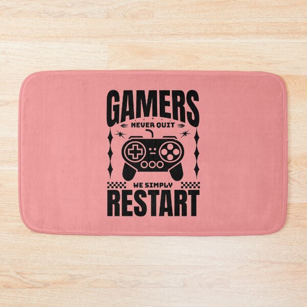 Item preview, Gamer Never Quit Neon Retro Controller - Gaming Motivation designed and sold by Abaseen.