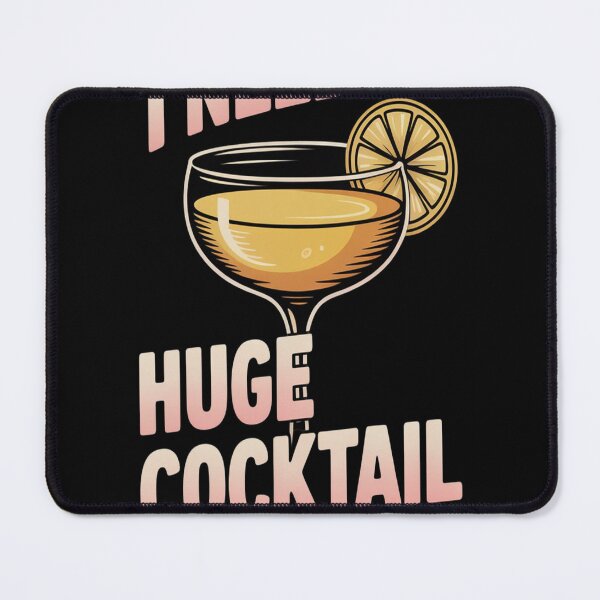 Item preview, I Need a Huge Cocktail Hold the Tail Summer Drinking Humor designed and sold by CottonCandyPrin.