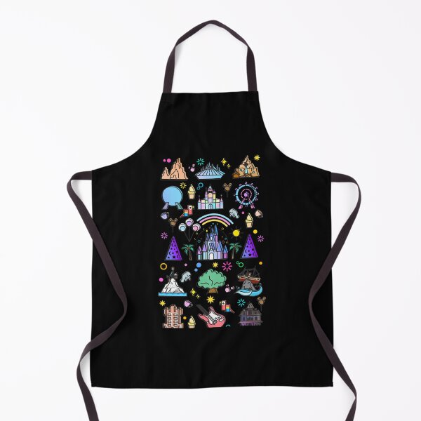 Item preview, Happiest Place on Earth Collection. It's a Small World, Haunted Mansion, Princess Castle, Manatee, Ferris Wheel Theme Park.  designed and sold by DoDoTee-Mart.
