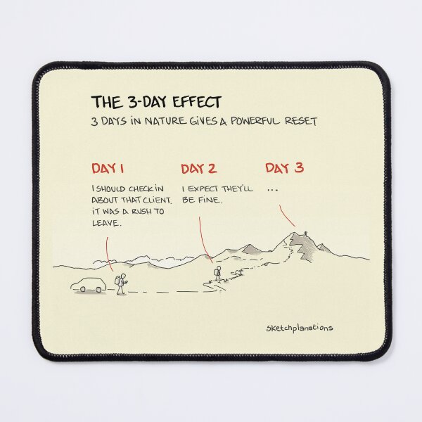 Item preview, The three-day effect designed and sold by Sketchplanations.