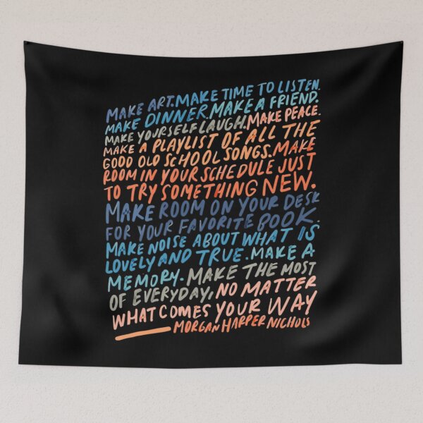 Item preview, Make Art Make Time Inspirational Quote designed and sold by ihplpiyhzcw8.