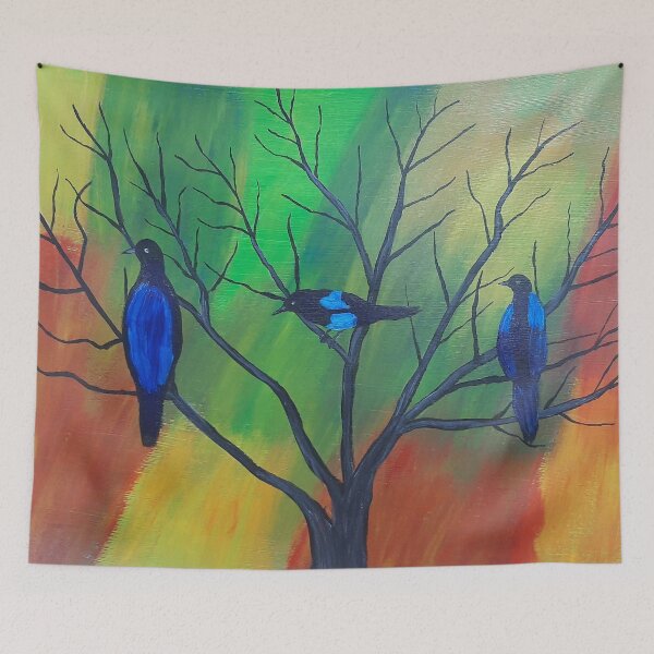 Item preview, Three birds on a tree designed and sold by artist709.