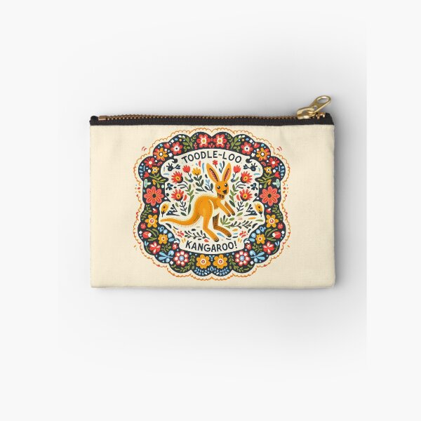 Item preview, Toodle-Loo Kangaroo – Scandinavian Folk Art Nursery Rhyme by heidiannemorris © designed and sold by FOLK ART FUSION.