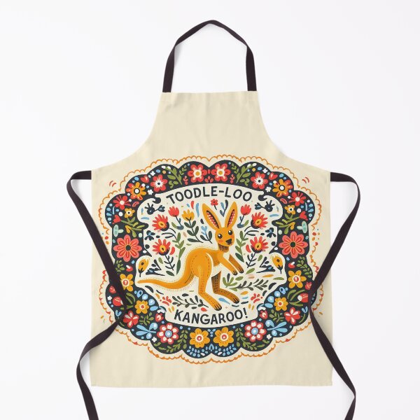 Item preview, Toodle-Loo Kangaroo – Scandinavian Folk Art Nursery Rhyme by heidiannemorris © designed and sold by FOLK ART FUSION by heidiannemorris.
