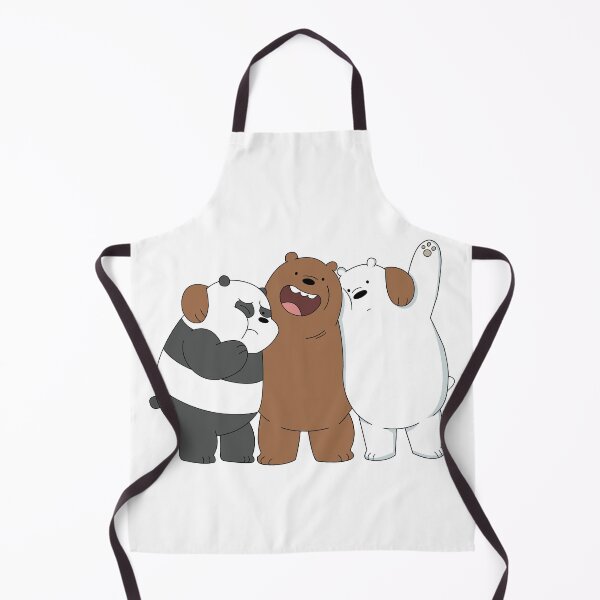 Item preview, Cute Bear Trio Hug – Panda, Grizzly & Ice Bear Cartoon Friends designed and sold by Bloomarie Art.