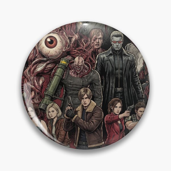 Item preview, Resident Evil Jill Grace Chris Ada Claire Vs Birkin Nemesis Design designed and sold by Senpaiwaves.