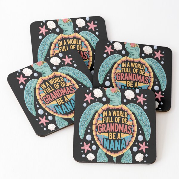 Item preview, In A World Full Of Grandmas Be A Nana Summer Beach Turtle designed and sold by CottonCandyPrin.