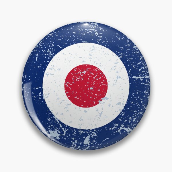 Item preview, United Kingdom Roundel / Insignia - Worn / Eroded / Aged / Grunge (Small) designed and sold by STUDIO-72.
