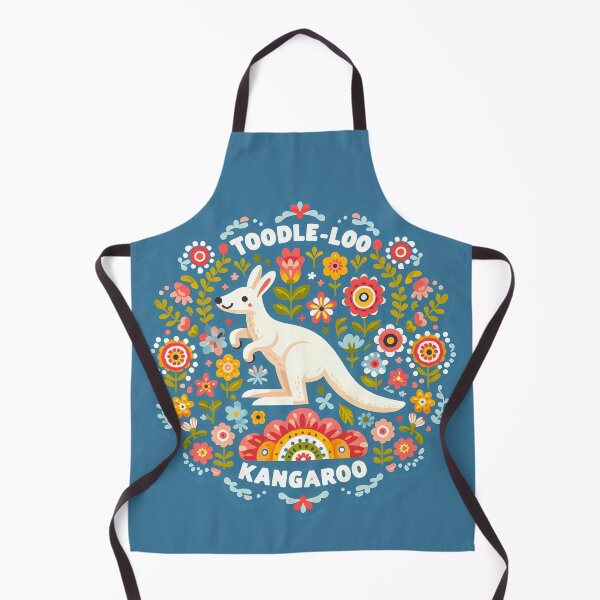 Item preview, Toodle-Loo Kangaroo – Scandinavian Folk Art Nursery Rhyme by heidiannemorris © designed and sold by FOLK ART FUSION by heidiannemorris.