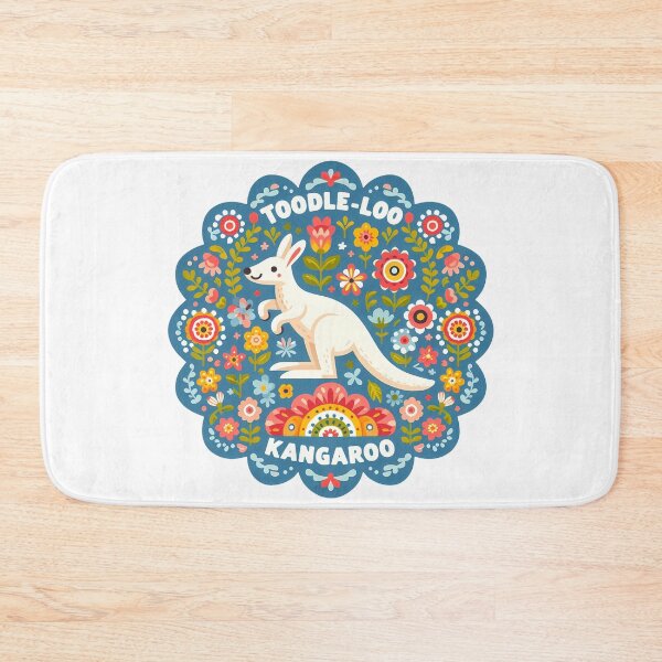 Item preview, Toodle-Loo Kangaroo – Scandinavian Folk Art Nursery Rhyme by heidiannemorris © designed and sold by FOLK ART FUSION by heidiannemorris.