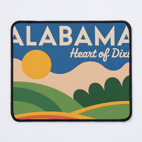 Item preview, Alabama - Travel Poster - USA designed and sold by PrintableTravel.