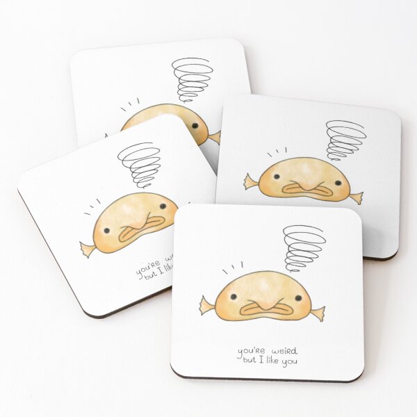 Item preview, You’re Weird But I Like You – Cute Quirky Character Illustration designed and sold by Rangmanch.