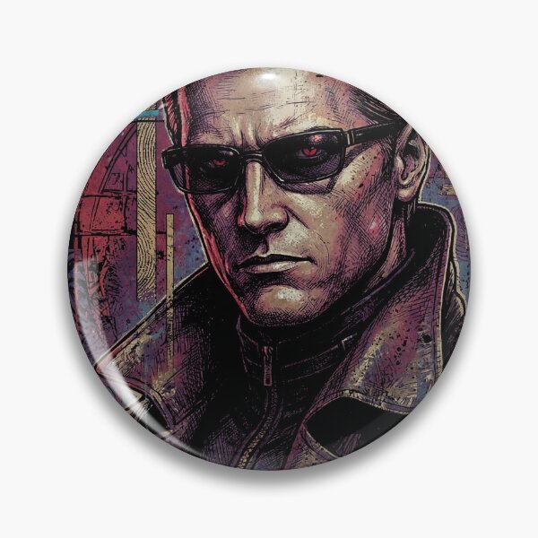 Item preview, Resident Evil Wesker Blonde Hair Red Glow Eyes Villain Icon designed and sold by Senpaiwaves.