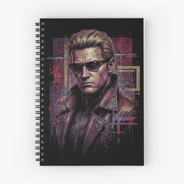 Item preview, Resident Evil Wesker Blonde Hair Red Glow Eyes Villain Icon designed and sold by Senpaiwaves.