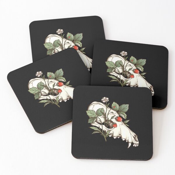 Item preview, Wolf Skull Floral Vulture Culture designed and sold by ihplpiyhzcw8.