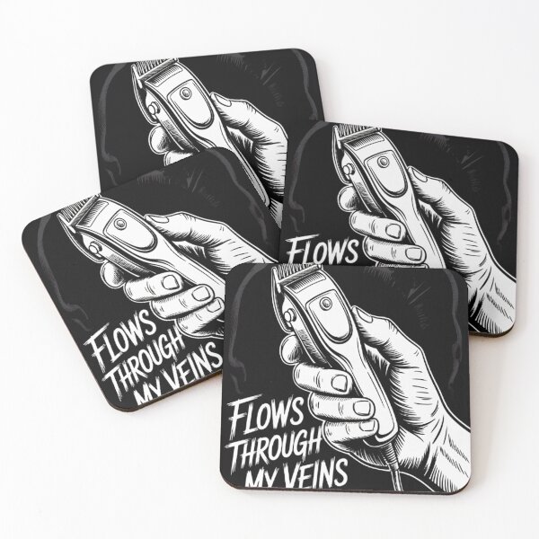 Item preview, Flows Through My Veins Hair Cutting Barber designed and sold by gandebro.