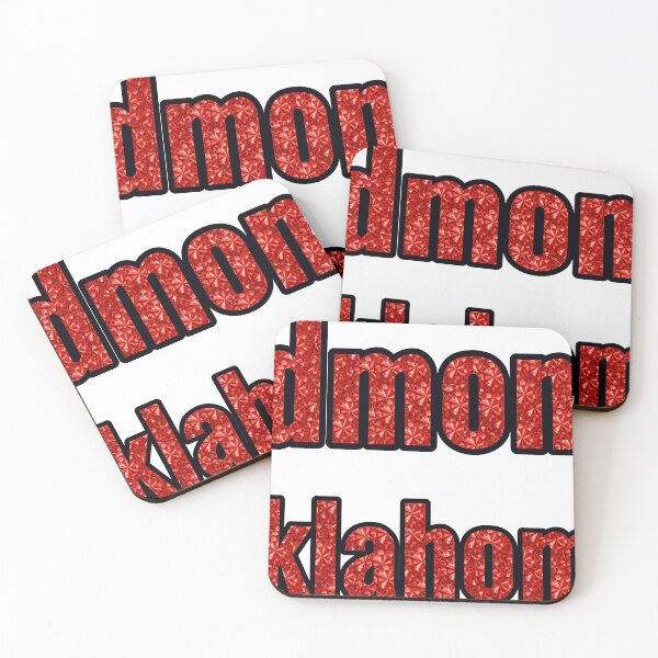 Item preview, Edmond Oklahoma City Name With Red Rhinestone designed and sold by TheIconSmith.