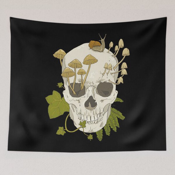 Item preview, Growing Skull Mushrooms And Moss designed and sold by ihplpiyhzcw8.