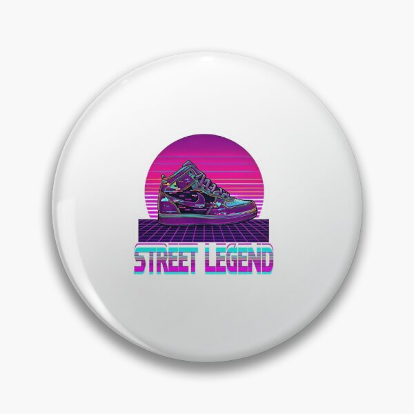 Item preview, Street Legend Retro Gamer Sneaker Glitch Sticker Reloaded Amalgamation Grad Legacy designed and sold by Imaginarium of Chaos falcon88 .