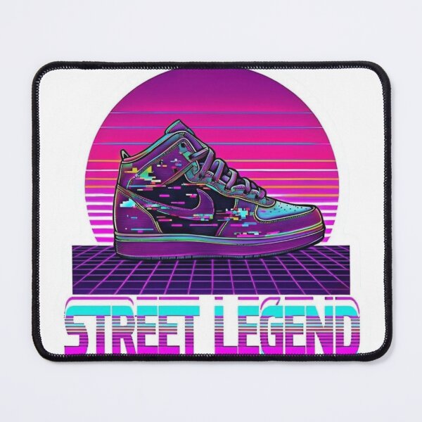 Item preview, Street Legend Retro Gamer Sneaker Glitch Sticker Reloaded Amalgamation Grad Legacy designed and sold by Imaginarium of Chaos falcon88 .