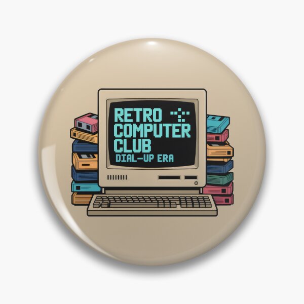 Item preview, Retro Computer Club Dial Up Era 90s Computer Nostalgia designed and sold by SplashTastic.