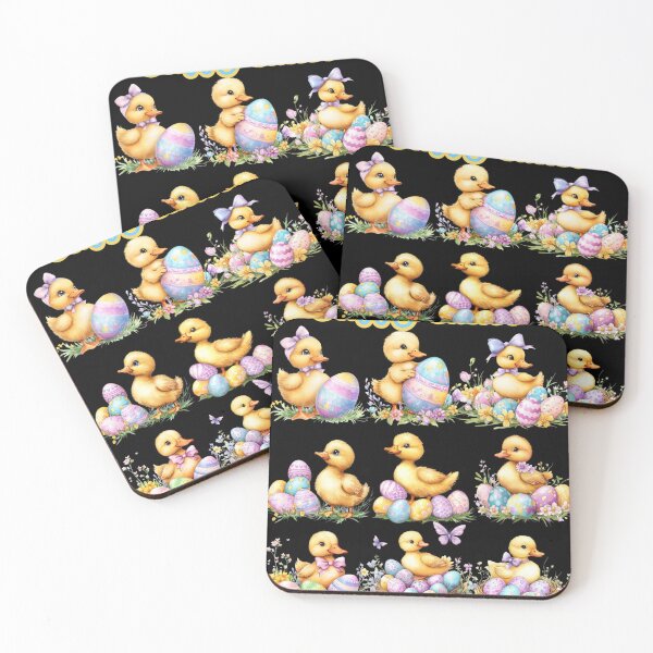 Item preview, Happy easter and ducks with eggs  designed and sold by Palmtree94.