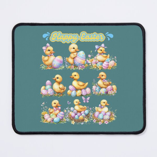Item preview, Happy easter and ducks with eggs  designed and sold by Palmtree94.