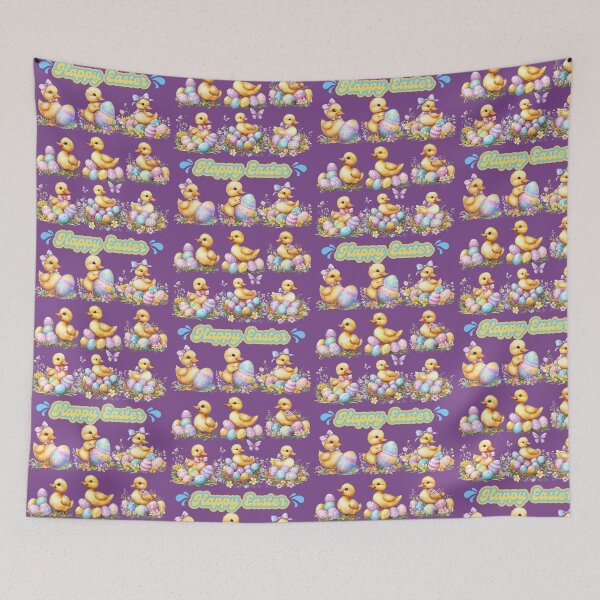 Item preview, Happy easter and ducks with eggs  designed and sold by Palmtree94.