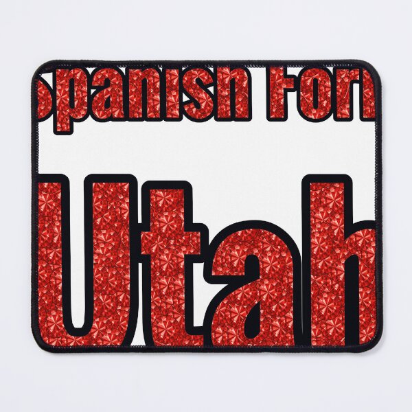 Item preview, Spanish Fork Utah City Name With Red Rhinestone designed and sold by TheIconSmith.