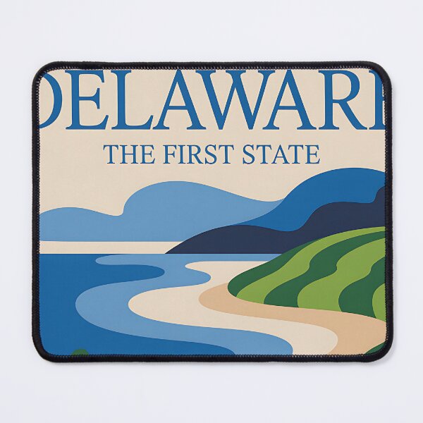 Item preview, Delaware - Travel Poster - USA designed and sold by PrintableTravel.